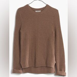 Madewell hexcomb texture sweater